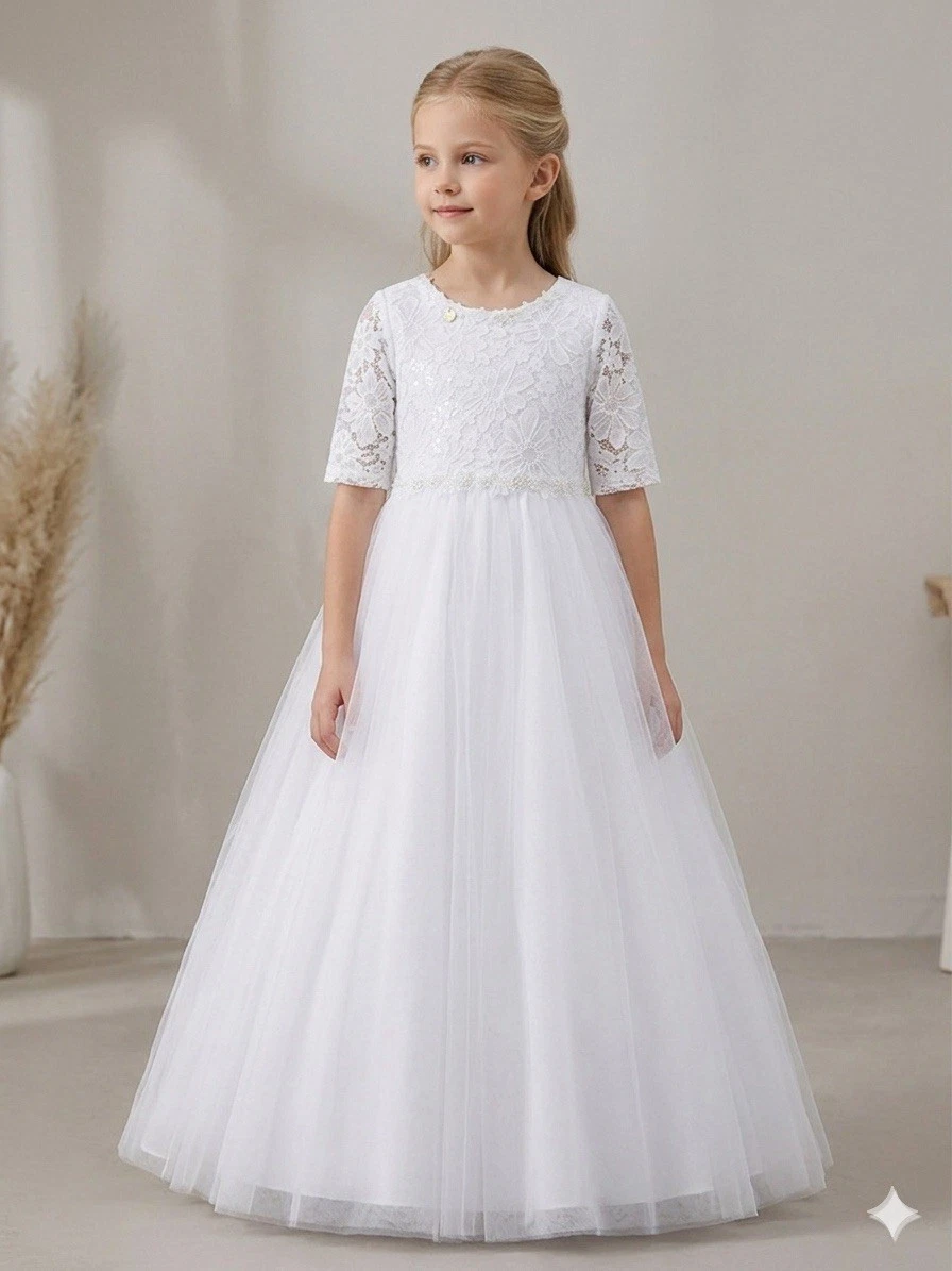 Lace Dresses Size 14 White for Girls for sale | eBay