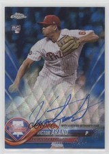 2018 Topps Chrome Rookie Blue Wave Refractor 17/150 Victor Arano #RA-VA Auto 0c2
