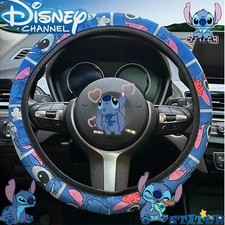 15 Inch Stitch Steering Wheel Cover Disney Universal Car Kawaii 15 Inch Stitch Steering Wheel Cover Disney Universal Car Kawaii