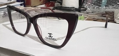 Chanel Eyeglasses Frame,Maroon&gold,53,18,146.Woman.(Sale Price)v Nice , cat Eye
