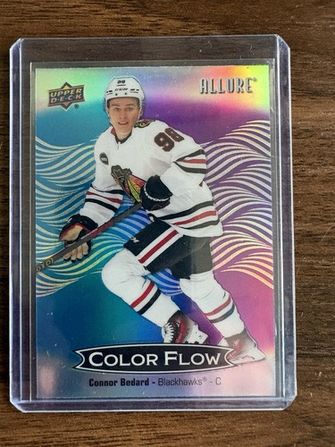 Connor Bedard Blue Purple #CFL-17 2024-25 Upper Deck Allure Color Flow ...