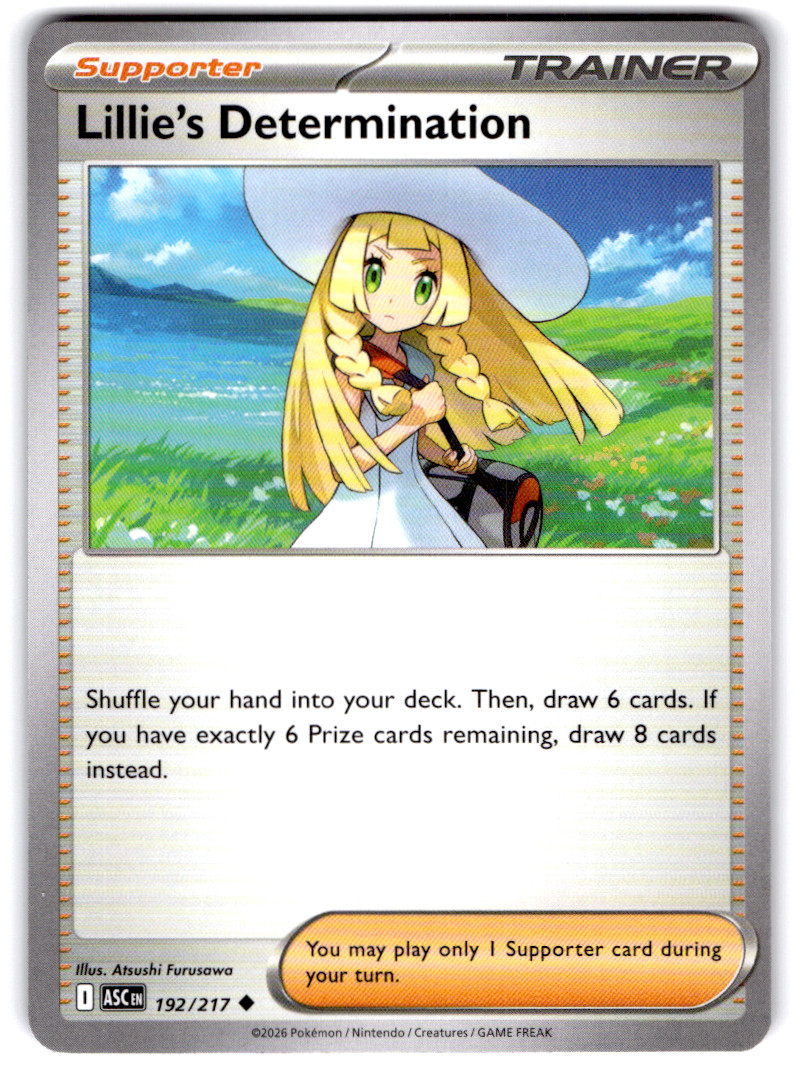 Lillie's Determination Uncommon ME: Ascended Heroes 192/217 NM
