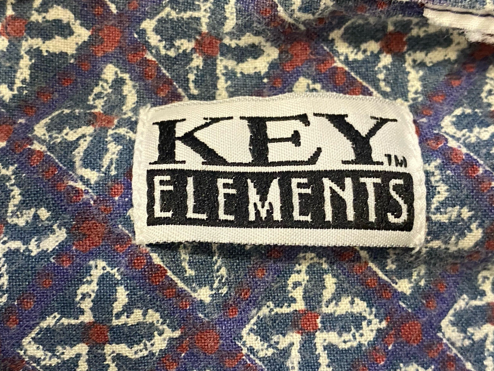 Vintage Key Elements Retro Patterned Long Sleeve … - image 4