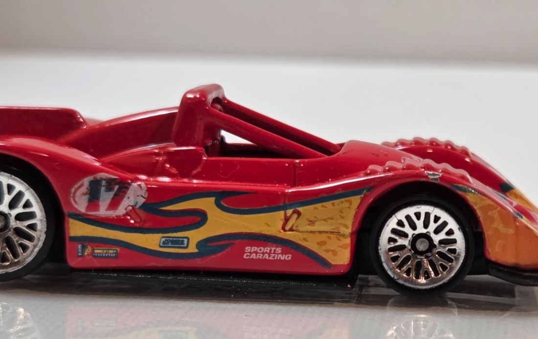 Hot Wheels VINTAGE 1993 Red Ferrari 333 SP Sports Carazino #17