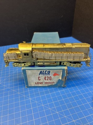Alco Models Alco C420 Low Hood HO Brass model Needs Repair See Pics