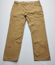 Carhartt Relaxed Fit Work Pants Men Brown BN2517 Size 42x32 Rugged Flex