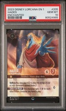 Hades Enchanted - Pierwszy rozdział 205/204 - PSA 10 Disney Lorcana Holo Folia