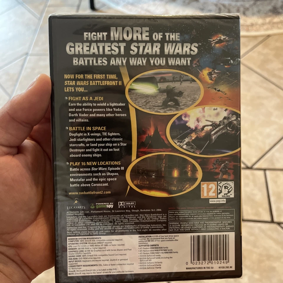 Star Wars: Battlefront II, PC CD-ROM, 2005, Game Box, New (Sealed) - Image 4 of 4