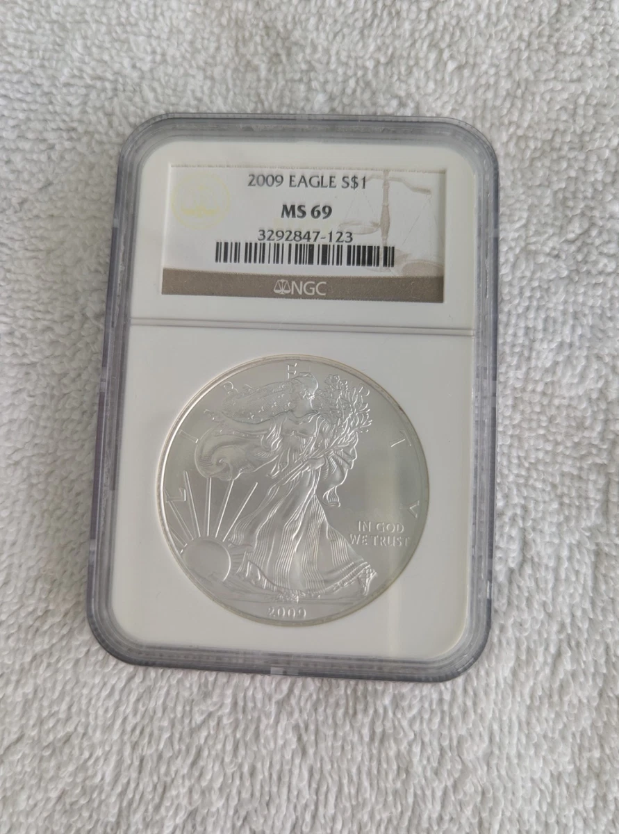 American Eagle MS 69 Graded 2009 Silver Bullion Coins for sale | eBay