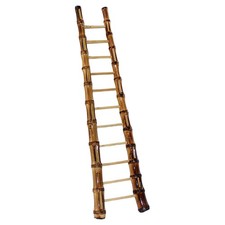  Small Garden Ladder Wood Mini Decoration Decorative Bamboo Accessories Ornament