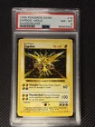 1999 Pokemon Shadowless Zapdos #16 -  Base Set Holo PSA 8