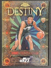 Ace Bailey 2025-26 Topps Chrome Destiny Aqua Refractor RC /199 #D-5