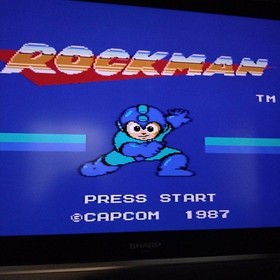 Set of 6 Rockman 1 2 3 4 5 6 Megaman NES CAPCOM Nintendo Famicom Tested Japan