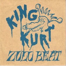 King Kurt - zulu beat 7" pink marbled  vinyl record EX/EX play tested