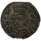 Ireland c.1616-1625 James I Farthing Hammered Coin SCBC 6522 0.65g