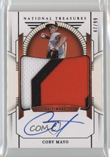 2024 National Treasures Prospect Material Signatures 47/99 Coby Mayo Auto 1n0z