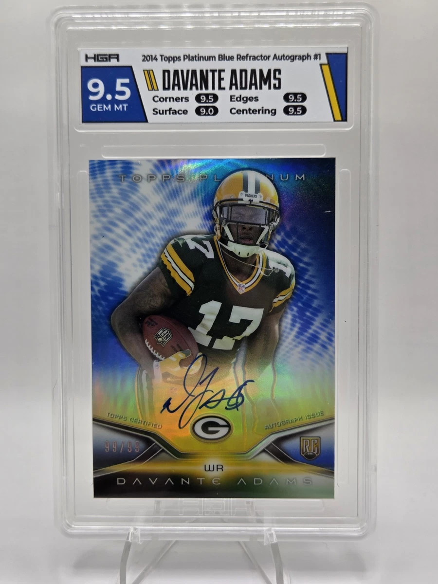 Davante Adams 2014 Topps クローム サインルーキーカード #114 PSA