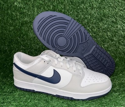 Nike Dunk Low White Midnight Navy Blue Size 9 DV0831-111 New No Box