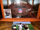 Daryle Lamonica Signed NFL Football with autograph snap "The Mad Bomber"