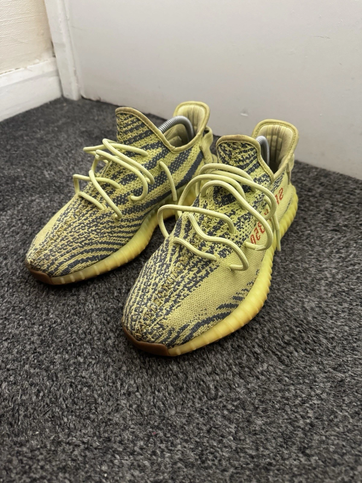 Adidas Yeezy Boost 350 V2 Semi Frozen Giallo Taglia UK 8 5