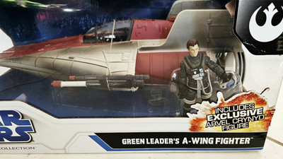 GREEN LEADER'S ARVEL CRYNYD A-WING FIGHTER Star Wars Legacy Collection 2008 MISB