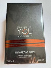 Giorgio Armani Stronger With You Absolutely 100ml 3.3oz Eau de Parfum New In Box