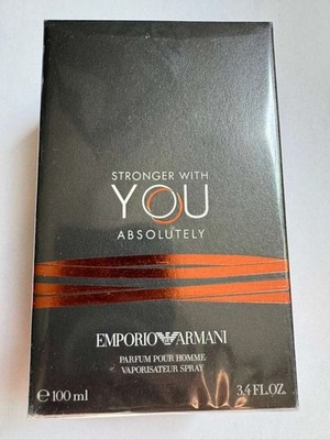 Giorgio Armani Stronger With You Absolutely 100ml 3.3oz Eau de Parfum New In Box