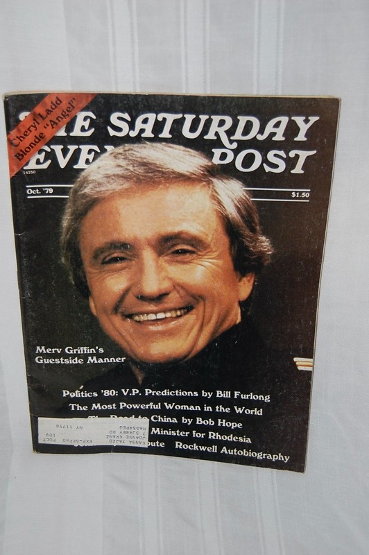 Vintage The Saturday Evening Post October 1979 - Merv Griffin's Guestside Manner