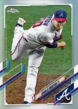 Charlie Morton 2021 Topps Chrome - Refractor #174 - Atlanta Braves