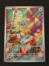 Pokemon TCG Temporal Forces 182/162 Minccino Illustration Rare - NM