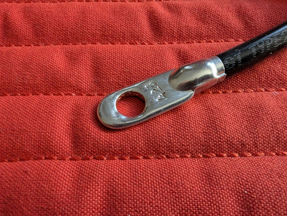 Mopar 64-69 B-Body Battery Negative Ground Cable 318-440 Charger Satellite Dodge - Image 2 of 4