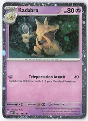 Kadabra 064/165 Cosmos Holo Promo (Scarlet & Violet 151)