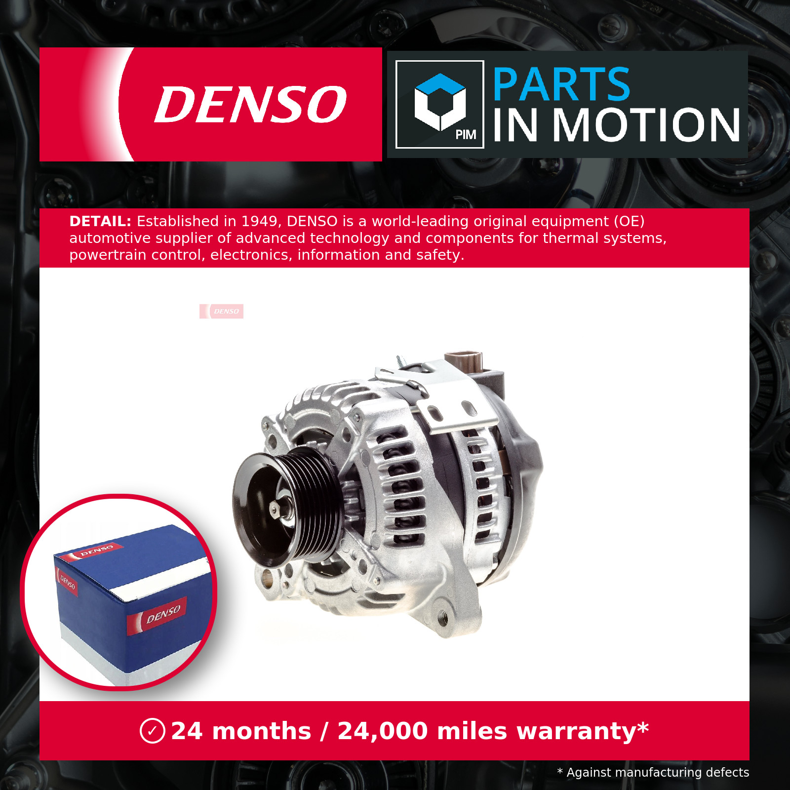 Alternator fits TOYOTA RAV4 ACA30 2.0 06 to 12 1AZ-FE Denso 270600H200 Quality