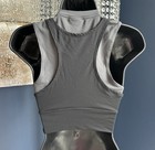 Air Jordan Flight Crop Tank Top Size Small Black and Grey Logo layered 2 in 1  — photo 5