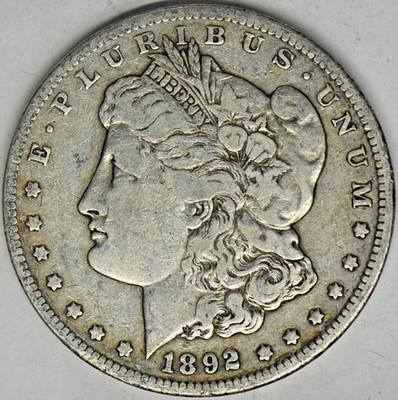 1892-CC Morgan Silver Dollar -  COINGIANTS 