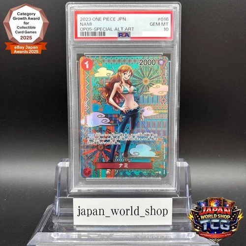 PSA 10 Nami R OP01-016 SP Awakening of the New Era ONE PIECE Card 2023 Japanese