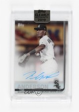 2019 Topps Clearly Authentic Auto Tim Anderson #CAA-TA Auto 0ja3
