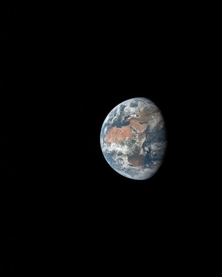 1969 NASA Apollo 11 Mission Image - Earth - 8x10 Photo On 8.5x11 #1888
