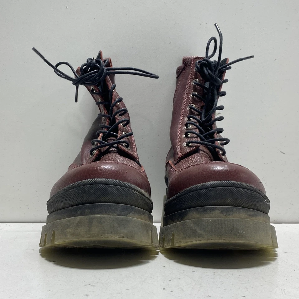 Botas Free People Brayden Borgoña Para Mujer Talla 6.5 Foto 2 de 4