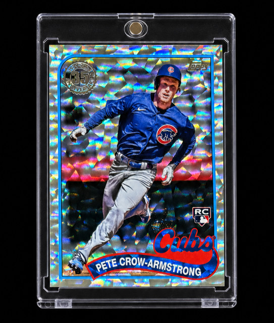 Pete Crow-armstrong Rookie Diamond Refractor Holo SP Topps Silver Cubs