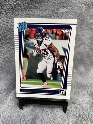2021 Donruss #P-275 Javonte Williams Optic Rated Rookie Preview Blue