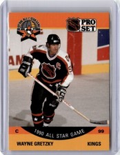 1990-91 Pro Set Hockey Card Wayne Gretzky E Los Angeles Kings #340