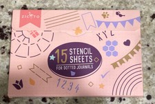 Easy to Use Stencil Set for Dotted Journals - Time Saving Planner Accessories/Su