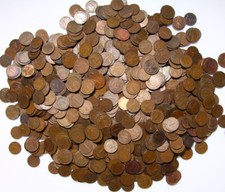 Tercer Reich alemán nazi - LOTE DE 100 monedas 1 + 2 Reichspfennig 1937-1940 bronce Segunda Guerra Mundial