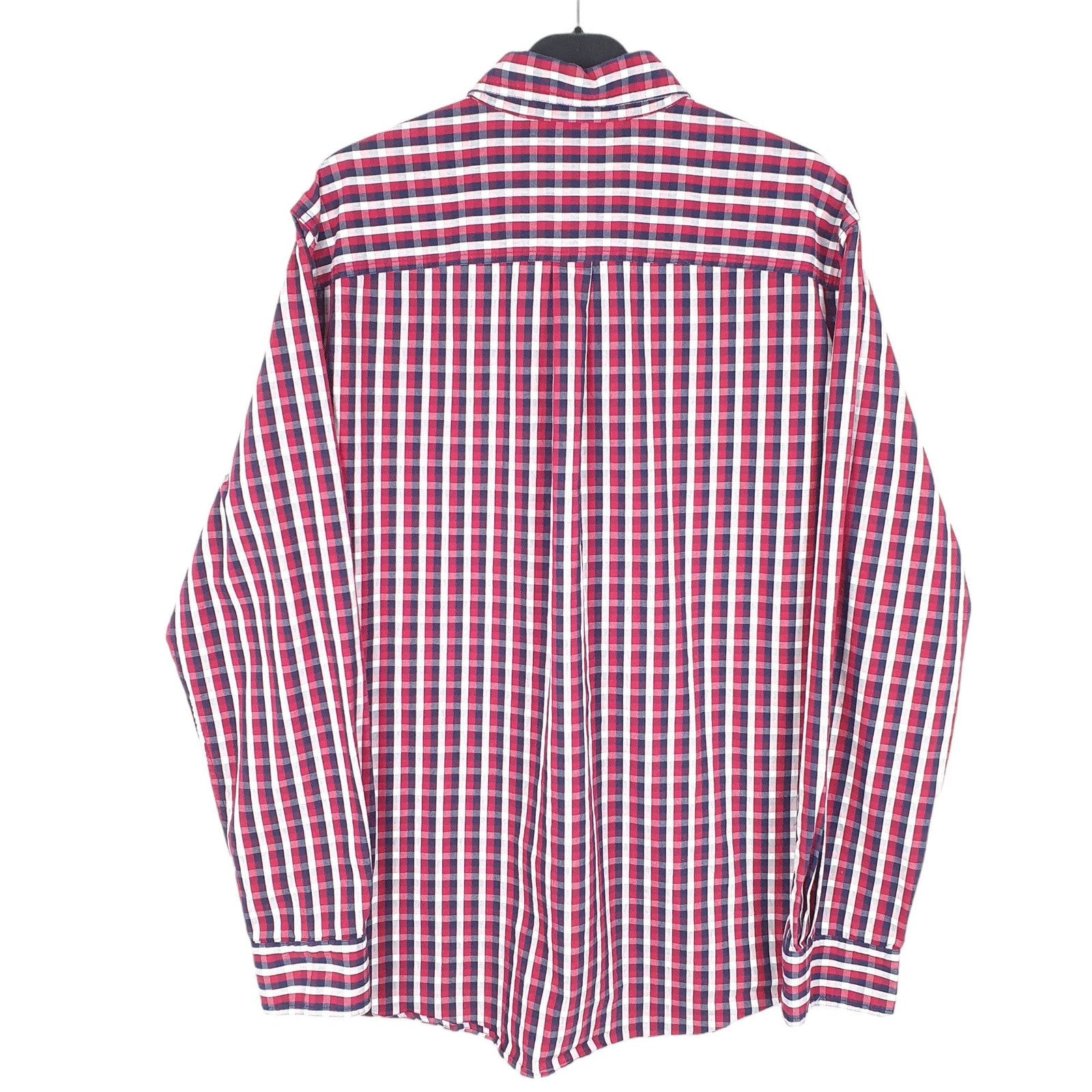 RALPH LAUREN Red Check Shirt Stretch Long Sleeve Casual Mens L image 3