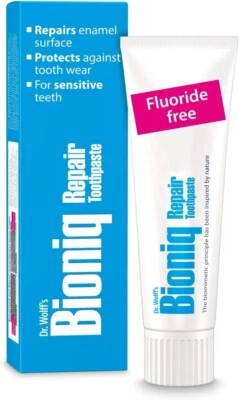 Dr. Wolff's Bioniq Repair Toothpaste 75ml | Fluoride Free Toothpastes for Daily