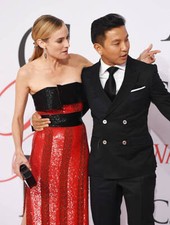 Diane Kruger Prabal Gurung en los CFDA Fashion Awards 2015 en Alic - Foto antigua