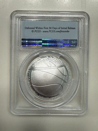 2020-P Basketball Hall of Fame Silver Dollar – PCGS MS70 First Strike - Picture 3 of 4