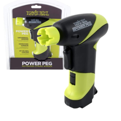 ERNIE BALL POWER PEG MOTORIZED GUITAR STRING WINDER 4118 BATTERY POWERED