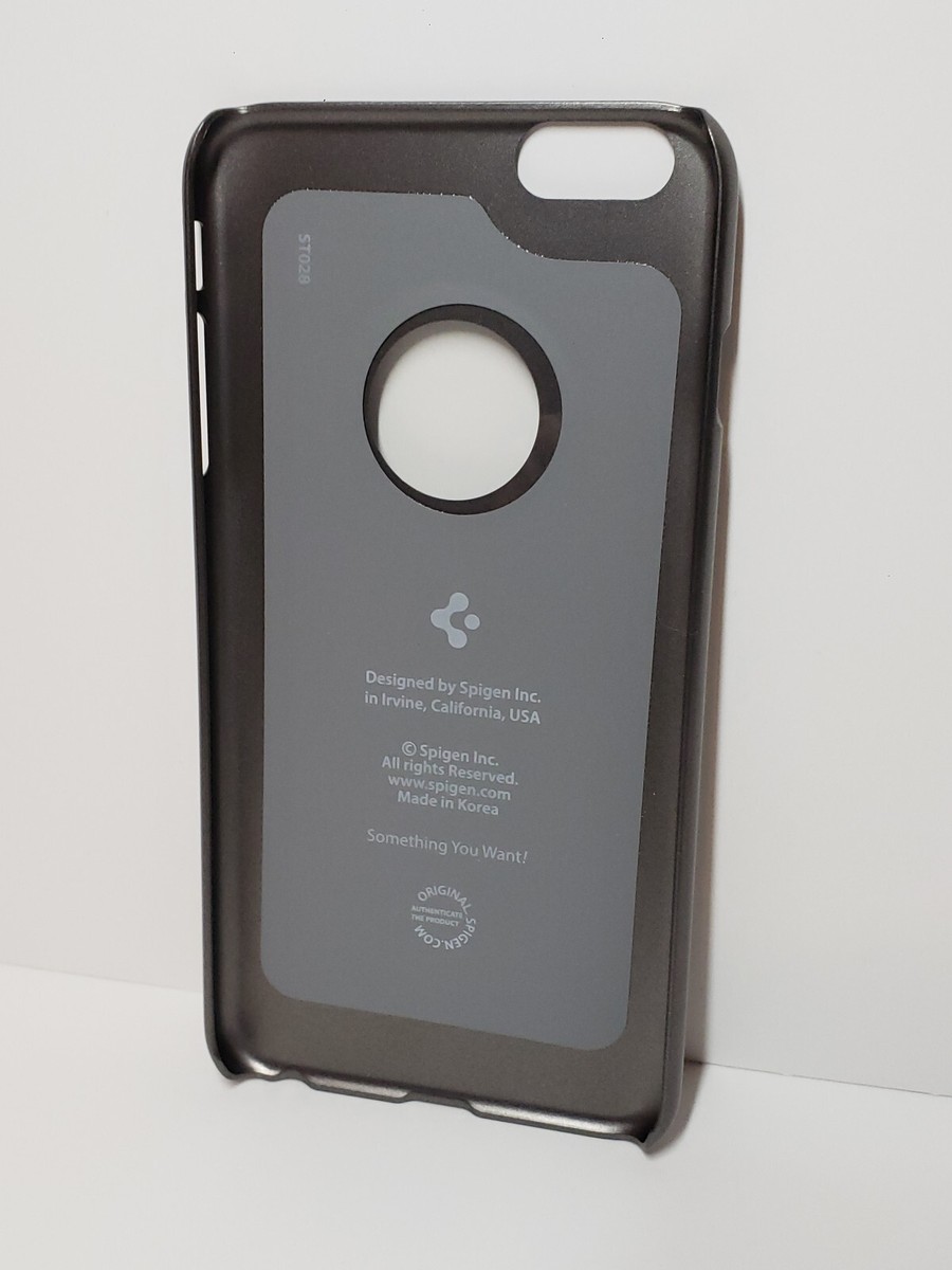 Spigen Thin Fit Gunmetal Gray Case for iPhone 6 Plus/6S Plus - New